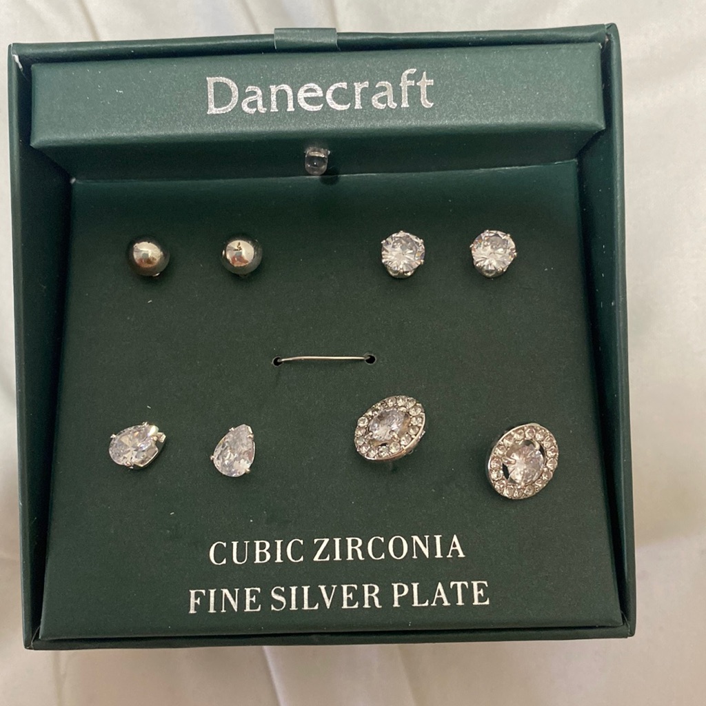 Brand New Silver Plate Earrings